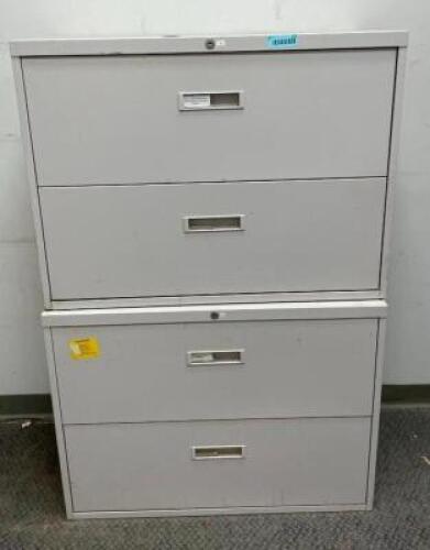 (2) 2-DRAWER FILING CABINETS