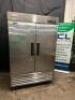 DESCRIPTION GREEN WORLD TWO DOOR REACH IN REFRIGERATOR. ( NOT COOLING) BRAND / MODEL: GREEN WORLD GSB-49DR ADDITIONAL INFORMATION COMPRESSOR AND FAN B - 2