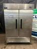 DESCRIPTION ARCTIC AIR AR49R TWO DOOR COMMERCIAL REFRIGERATOR, BRAND / MODEL: ARCTIC AIR AR49R ADDITIONAL INFORMATION TESTED AND WORKING. 115 VOLT, 1