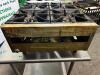 DESCRIPTION SERV-WARE FOUR BURNER COUNTER TOP RANGE. BRAND / MODEL: SERV-WARE ADDITIONAL INFORMATION NATURAL GAS. EQUIPMENT STAND IS NOT INCLUDED. SIZ - 7