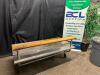 DESCRIPTION 72" X 36" LOW BOY STAINLESS EQUIPMENT STAND W/ CUTTING BOARD RISER. ADDITIONAL INFORMATION ON CASTERS. ROLLS WELL. CONTENTS ARE NOT INCLUD - 3