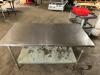 DESCRIPTION 60" X 30" STAINLESS TABLE W/ UNDER SHELF. ADDITIONAL INFORMATION CONTENTS ARE NOT INCLUDED. SIZE 60" X 30" LOCATION BAY 6 QTY 1 - 3