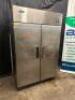 DESCRIPTION ATOSA TWO DOOR REACH IN COOLER BRAND / MODEL: ATOSA MBF8005GR ADDITIONAL INFORMATION TESTED AND WORKING. 115 VOLT, 1 PHASE. LOCATION BAY 6 - 4