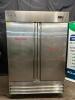DESCRIPTION NORPOLE TWO DOOR REACH IN COOLER BRAND / MODEL: NORPOLE NP2R ADDITIONAL INFORMATION TESTED AND WORKING. 115 VOLT, 1 PHASE. LOCATION BAY 6