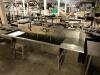 DESCRIPTION 100" LEFT SIDE THREE WELL STAINLESS POT SINK / SOIL TABLE. ADDITIONAL INFORMATION W/ SPRAYER. SIZE 100" LOCATION BAY 6 QTY 1