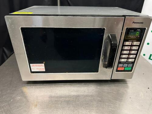 DESCRIPTION PANASONIC 1000 WATT MICROWAVE. BRAND / MODEL: PANASONIC NE-1054F ADDITIONAL INFORMATION TESTED AND WORKING LOCATION BAY 6 QTY 1
