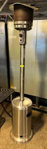DESCRIPTION PROPANE PATIO HEATER. ADDITIONAL INFORMATION NO TANK OR REFLECTOR SHIELD. LOCATION BAY 6 QTY 1