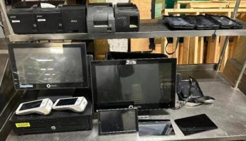 DESCRIPTION (2) TERMINAL SPOTON TOUCH SCREEN POINT OF SALE SYSTEM BRAND / MODEL: SPOTON ADDITIONAL INFORMATION W/ (5) TICKET PRINTERS,(1) CASH DRAWER,