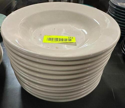 DESCRIPTION (12) 9" CHINA BOWLS THIS LOT IS: SOLD BY THE PIECE SIZE 9" LOCATION BAY 6 QTY 12