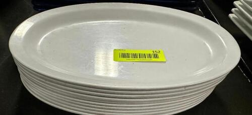DESCRIPTION (10) 12" PLASTIC PLATTERS THIS LOT IS: SOLD BY THE PIECE SIZE 12" LOCATION BAY 6 QTY 12