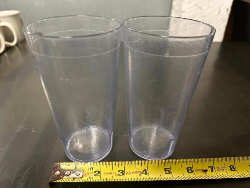 DESCRIPTION (24) CLEAR PLASTIC TUMBLERS THIS LOT IS: SOLD BY THE PIECE LOCATION BAY 6 QTY 24