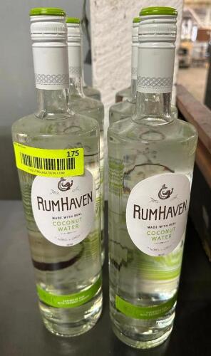 DESCRIPTION (6) RUMHAVEN COCONUT WATER THIS LOT IS: SOLD BY THE PIECE LOCATION BAY 6 QTY 6
