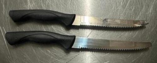 DESCRIPTION (10) STEAK KNIVES THIS LOT IS: SOLD BY THE PIECE LOCATION BAY 6 QTY 10