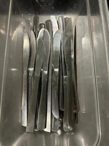 DESCRIPTION (30) STAINLESS KNIVES THIS LOT IS: SOLD BY THE PIECE LOCATION BAY 6 QTY 30