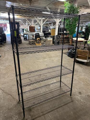 DESCRIPTION 48" X 18" FOUR TIER WIRE SHELF SIZE 48" X 18" LOCATION BAY 6 QTY 1