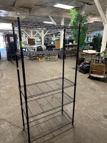 DESCRIPTION 36" X 16" FIVE TIER WIRE SHELF SIZE 36" X 16" LOCATION BAY 6 QTY 1
