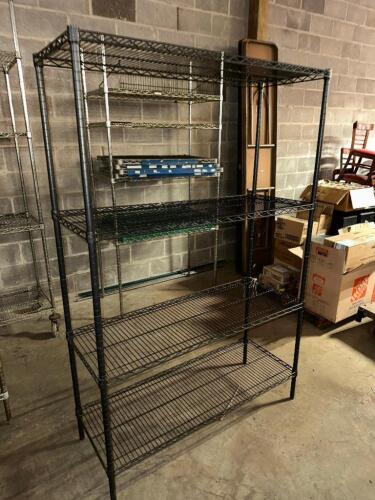 DESCRIPTION 48" X 18" FOUR TIER WIRE SHELF SIZE 48" X 18" LOCATION BAY 6 QTY 1