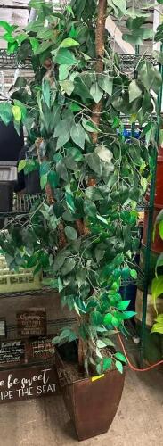 DESCRIPTION 7' FAKE POTTED TREE LOCATION BAY 6 QTY 1