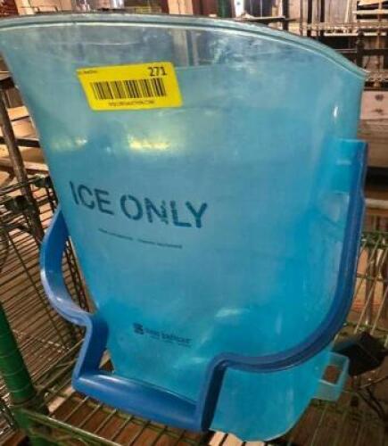 DESCRIPTION SAN JAMAR ICE BUCKET W/ HANDLE. BRAND / MODEL: SAN JAMAR LOCATION BAY 6 QTY 1