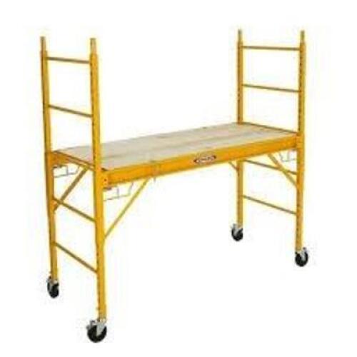 DESCRIPTION: (1) BAKER SCAFFOLDBRAND/MODEL: WERNERINFORMATION: YELLOW, COMMERCIAL GRADE, 1000 LB CAPACITYSIZE:&nbsp;28 1/2" X 67" PLATFORMRETAIL$: $294.78 EAQTY: 1