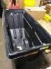 DESCRIPTION: (1) GENERAL PURPOSE PLASTIC TILT TRUCK BRAND/MODEL: RUBBERMAID #1D657 INFORMATION: 13.5 CU FT CUBIC FOOT CAPACITY RETAIL$: $888.40 EA QTY - 2