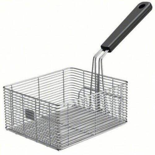 DESCRIPTION: (2) FRYER BASKET BRAND/MODEL: WARING COMMERCIAL #6DWA6 INFORMATION: SQUARE, COATED HANDLE SIZE: 18 1/2 IN OVERALL DP, 12 IN OVERALL HT, 2