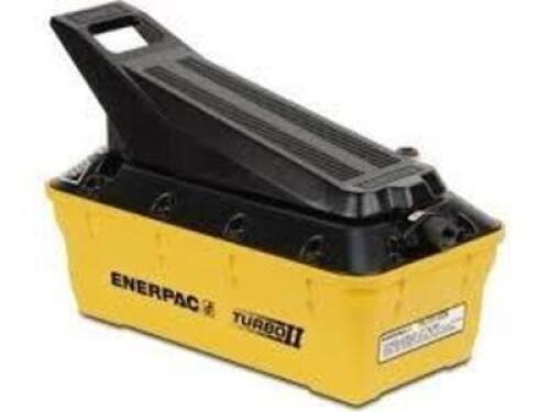 DESCRIPTION: (1) HYDRAULIC PUMP, HAND/FOOT OPERATED BRAND/MODEL: ENERPAC #PATG1102N INFORMATION: YELLOW RETAIL$: $1082.12 EA QTY: 1