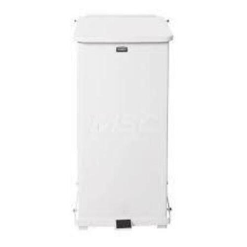 DESCRIPTION: (1) STEP-ON FOOT PEDAL TRASH CAN BRAND/MODEL: RUBBERMAID #77315836 INFORMATION: GRAY, ST24 SIZE: 13 GAL RETAIL$: $476.71 EA QTY: 1