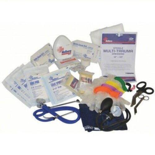 DESCRIPTION: (2) FIRST AID KIT BRAND/MODEL: MEDSOURCE #30LR63 INFORMATION: 38 COMPONENTS, PLASTIC BAG, ORANGE, NO MEDICATION INCLUDED RETAIL$: $148.57