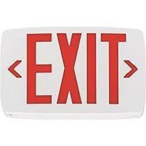 DESCRIPTION: (3) THERMOPLASTIC EXIT SIGN BRAND/MODEL: ALL-PRO #APX INFORMATION: WHITE RETAIL$: $50.00 EA QTY: 3
