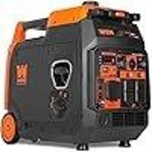 DESCRIPTION: (1) PORTABLE INVERTER GENERATORBRAND/MODEL: WEN #564771INFORMATION: ORANGE, 4800 WATT, NEEDS WORKRETAIL$: $559.99 EAQTY: 1