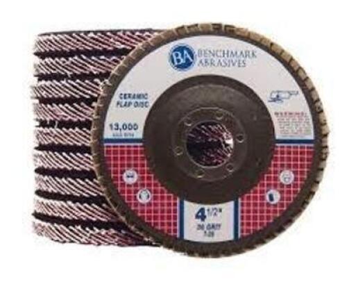DESCRIPTION: (2) CASES OF (10) FLAP DISC BRAND/MODEL: FABCO SIZE: 4.5X5/8-11 RETAIL$: $48.54 EA QTY: 2