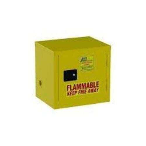 DESCRIPTION: (1) FLAMMABLE STORAGE CABINETBRAND/MODEL: JAMCOINFORMATION: YELLOW, STEELSIZE: APPROX 23 1/2" X 18 1/2" X 22"RETAIL$: $399.00 EAQTY: 1