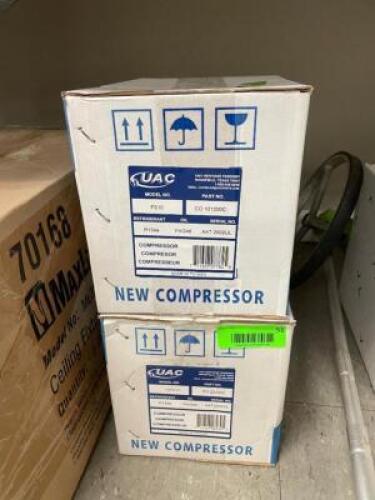 (2) UAC CO 101490C A/C CompressorS