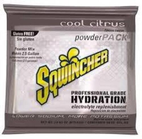 DESCRIPTION: (1) CASE OF (32) SPORTS DRINK CONCENTRATE BRAND/MODEL: SQWINCHER #83670398 INFORMATION: COOL CITRUS SIZE: EACH PACK YIELDS 2.50 GALLON RE