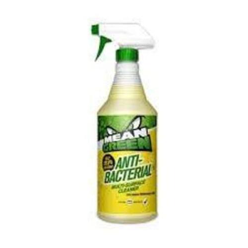 DESCRIPTION: (12) ANTI-BACTERIAL CLEANER BRAND/MODEL: MEAN GREEN #56JF18 SIZE: 1 QT RETAIL$: $5.00 EA QTY: 12