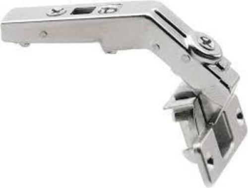 DESCRIPTION: (1) SET OF OPEN ANGLE BI-FOLD SCREW ON SELF-CLOSE HINGES BRAND/MODEL: BLUM #O09D07 RETAIL$: $20.00 EA QTY: 1