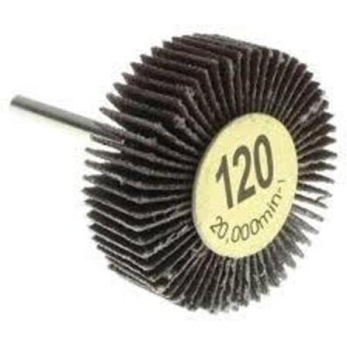 DESCRIPTION: (1) FLAP SAND WHEEL BRAND/MODEL: MCS #05097993 INFORMATION: 120 GRIT SIZE: 8 X 2 X 1 RETAIL$: $95.01 EA QTY: 1