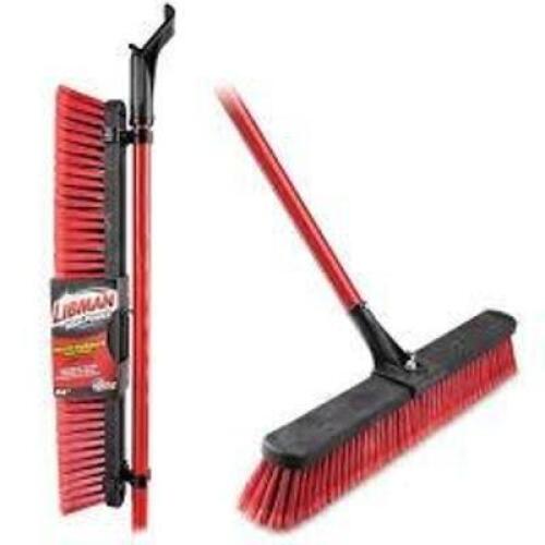 DESCRIPTION: (2) HIGH POWER MULTI-SURFACE PUSH BROOM BRAND/MODEL: LIBMAN SIZE: 24" RETAIL$: $15.97 EA QTY: 2