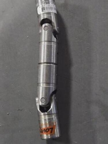 DESCRIPTION: (2) DD-TYPE UNIVERSAL JOINTS BRAND/MODEL: LOVEJOY 68514417102 SIZE: 7/16" ID 7/8 OD 7/8" BORE DEPTH RETAIL$: $466.06 QTY: 2