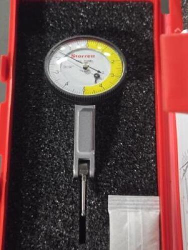 DESCRIPTION: (1) HORIZONTAL DIAL TEST INDICATOR BRAND/MODEL: STARRETT 64213 SIZE: 0.0200" MAX 0-5-0 DIAL RETAIL$: $530.73 QTY: 1