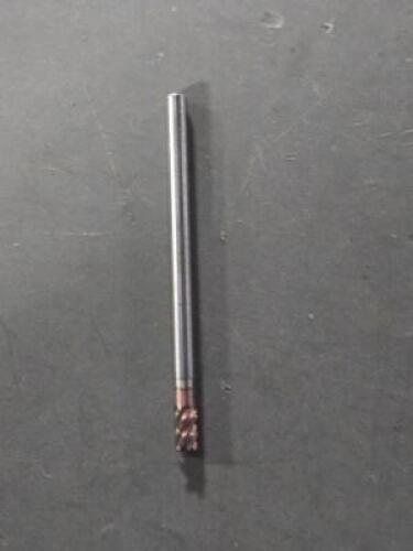 DESCRIPTION: (10) SOLID CARBIDE SQ END MILL BRAND/MODEL: FULLERTON 37764ZE SIZE: !/8" DIA .0100 RAD RETAIL$: $626.50 QTY: 10