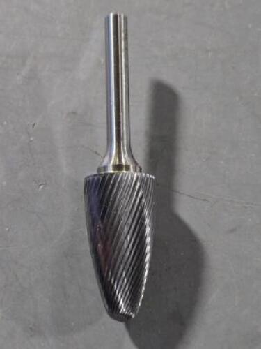 DESCRIPTION: (4) CARBIDE FLAME BURR BRAND/MODEL: WESTWARD 19D721 SIZE: 3/4" DIA 1/4" SD QTY: 4