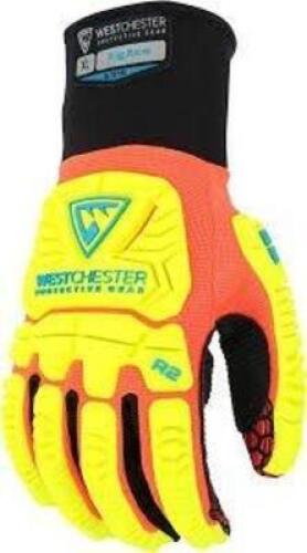 DESCRIPTION: (3) PAIRS OF GLOVES BRAND/MODEL: WESTCHESTER #87010 INFORMATION: HI-VIZ YELLOW SIZE: LARGE RETAIL$: $19.70 EA QTY: 3