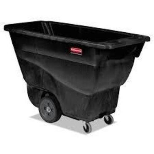 DESCRIPTION: (1) TILT DUMP TRUCK BRAND/MODEL: RUBBERMAID #FG9T1300BLA INFORMATION: BLACK SIZE: 1/2 CU YD RETAIL$: $790.00 EA QTY: 1