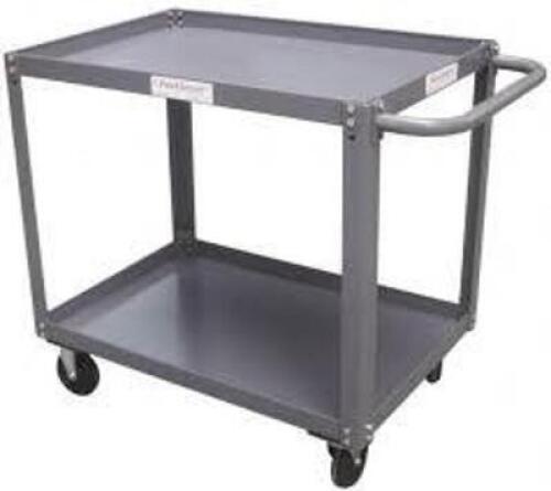 DESCRIPTION: (1) LOW PROFILE ROLLING UTILITY CARTBRAND/MODEL: WORKSMART #WS-MH-SCAR-011INFORMATION: GRAY, STEELSIZE: 24" Wide x 36" Long x 27"&nbsp;RETAIL$: $335.80 EAQTY: 1