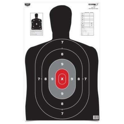 DESCRIPTION: (1) CASE OF (50) 500 B MOD TARGETS BRAND/MODEL: #13076393 INFORMATION: WHITE WITH BLACK FIGURE SIZE: FOR 500 METERS RETAIL$: $200.00 TOTA