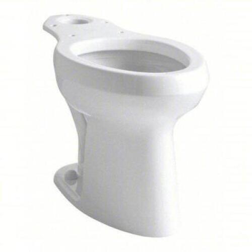 DESCRIPTION: (1) TOILET BOWL BRAND/MODEL: KOHLER #493J62 INFORMATION: WHITE, ELONGATED BOWL, 1.6 GALLONS PER FLUSH SIZE: 12" RETAIL$: $128.65 EA QTY: