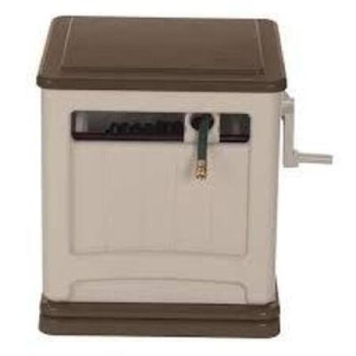 DESCRIPTION: (1) SWIVEL SMART TRAK HIDEAWAY HOSE BOX BRAND/MODEL: SUNCAST #CPLSSM200B INFORMATION: BROWN SIZE: 225' RETAIL$: $156.09 EA QTY: 1