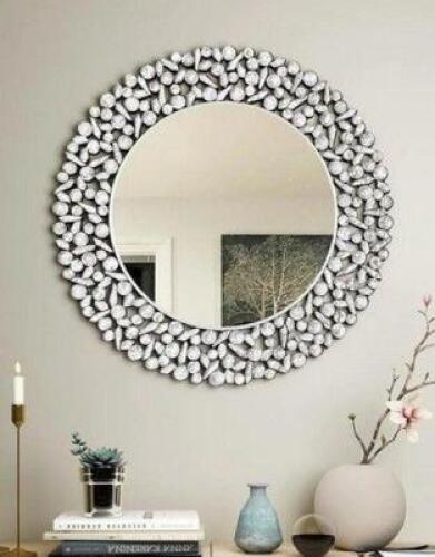32 IN. X 32 IN. ROUND MODERN BEVELED GLASS DECORATION MIRROR